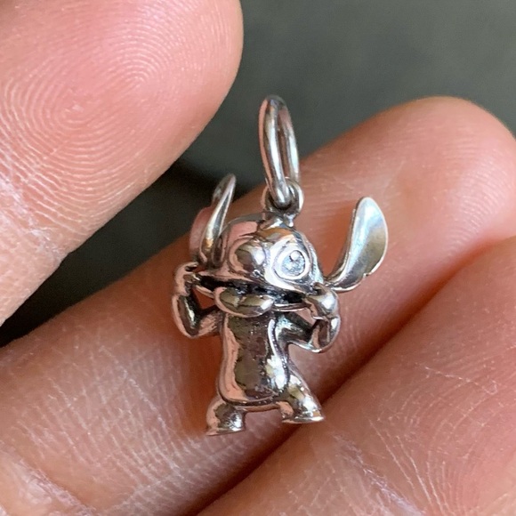 NWOT Stitch Pendant Dangle Charm Sterling Silver 925 - Picture 4 of 10